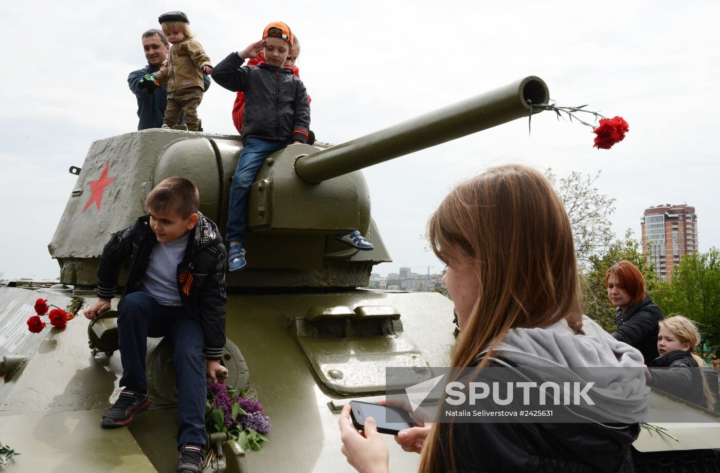 Donetsk celebrates Victory Day