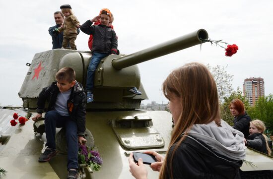 Donetsk celebrates Victory Day