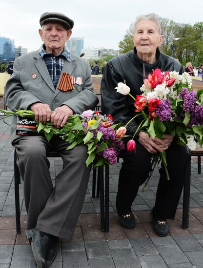 Donetsk celebrates Victory Day