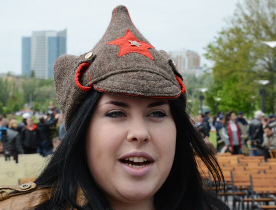 Donetsk celebrates Victory Day