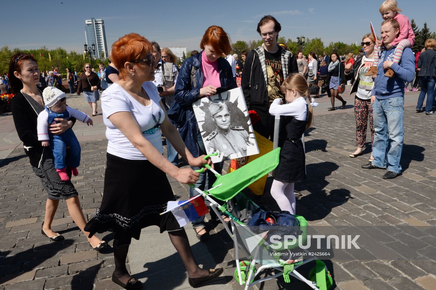 Immortal Regiment march in Russia