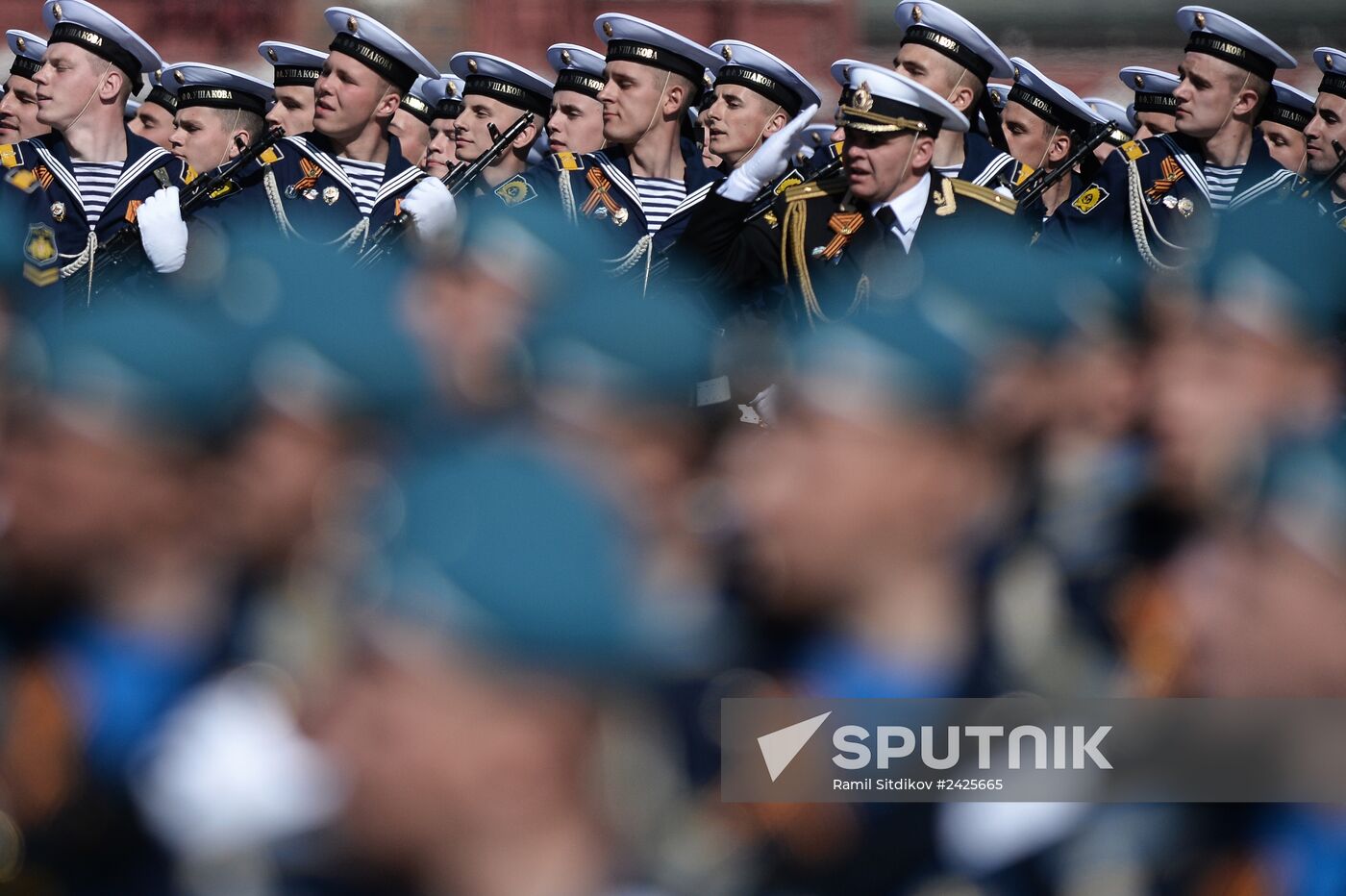 Military parade devoted to the 69th anniversary of the Victory in the Great Patriotic War