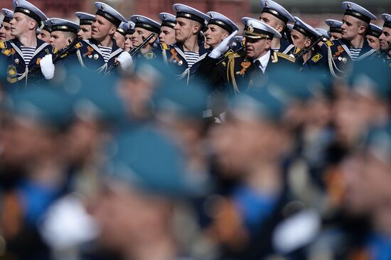 Military parade devoted to the 69th anniversary of the Victory in the Great Patriotic War