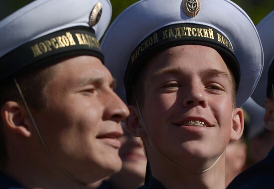 Military parade devoted to the 69th anniversary of the Victory in the Great Patriotic War