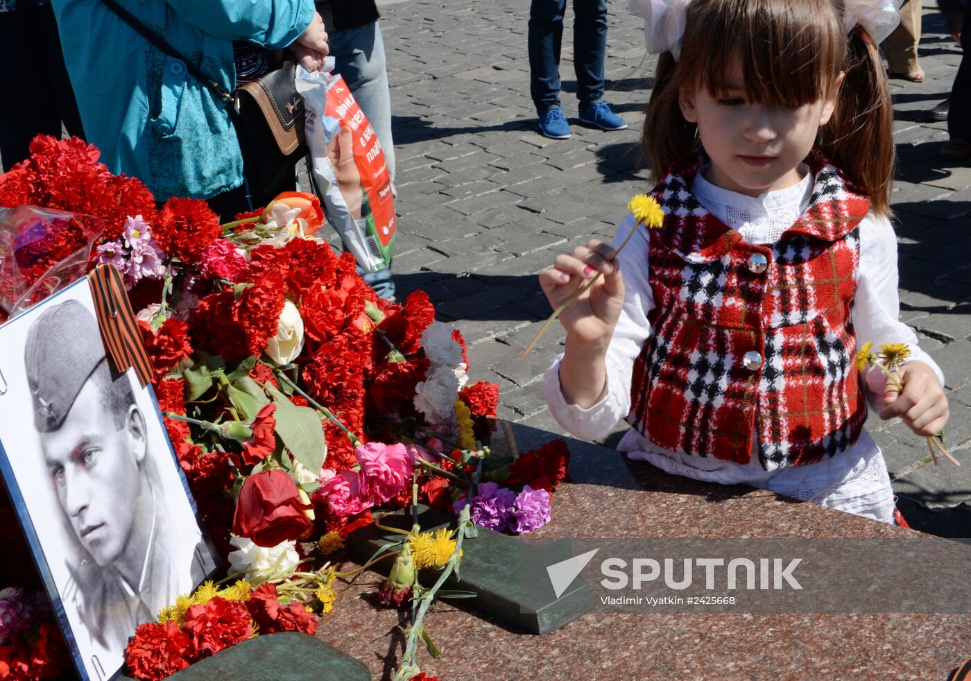 Immortal Regiment march in Russia