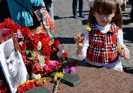 Immortal Regiment march in Russia