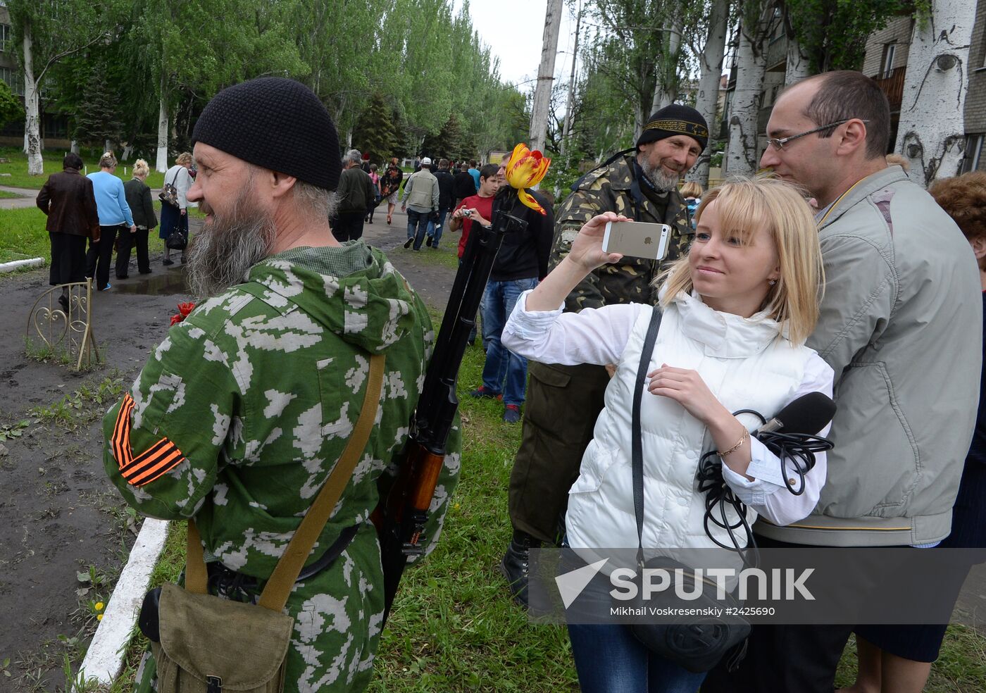 Slaviansk celebrates Victory Day