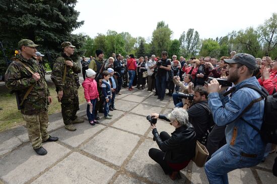 Slaviansk celebrates Victory Day