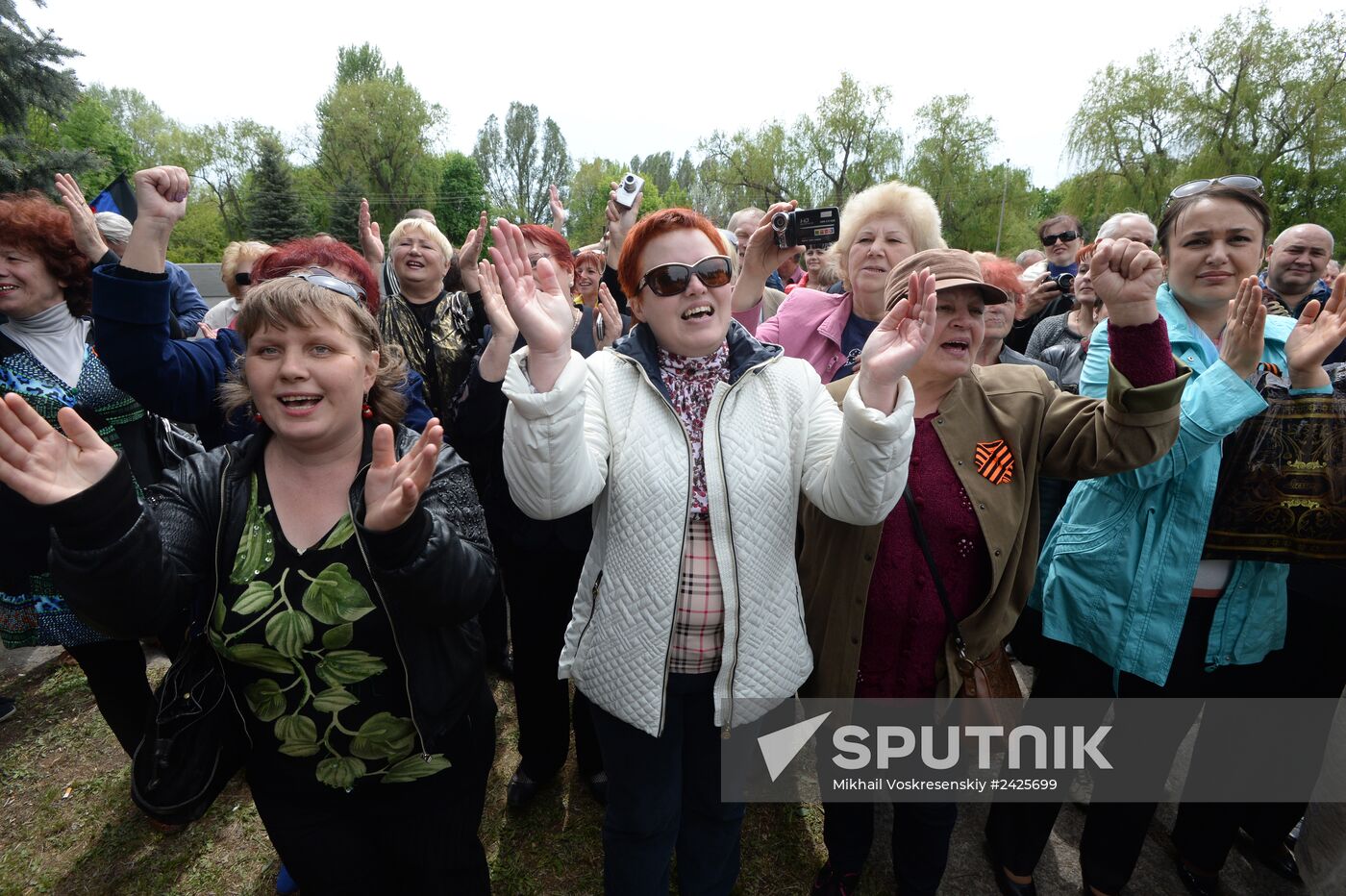 Slaviansk celebrates Victory Day