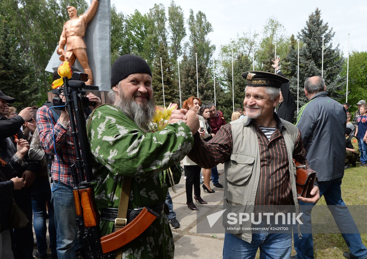 Slaviansk celebrates Victory Day