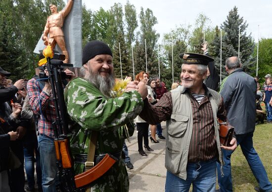 Slaviansk celebrates Victory Day