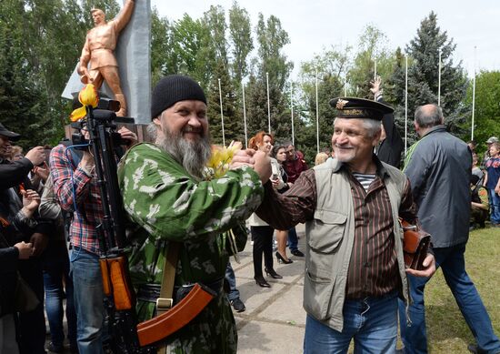 Slaviansk celebrates Victory Day