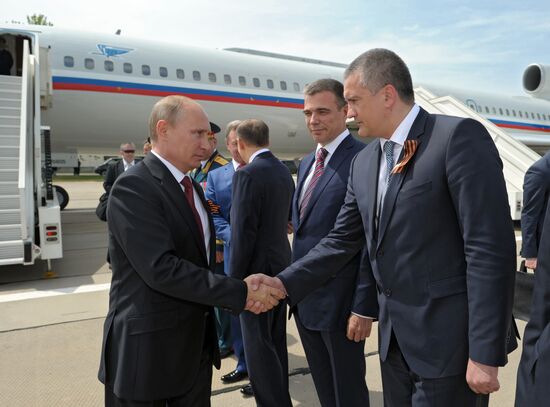 Vladimir Putin attends celebrations marking 69th anniversary of victory in Great Patriotic War and anniversary of Sevastopol's liberation
