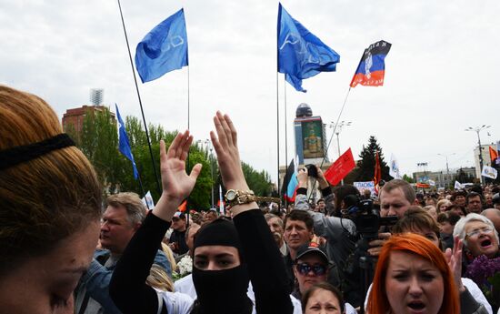 Donetsk celebrates Victory Day