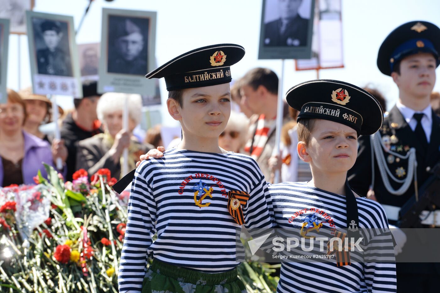 Immortal Regiment march in Russia