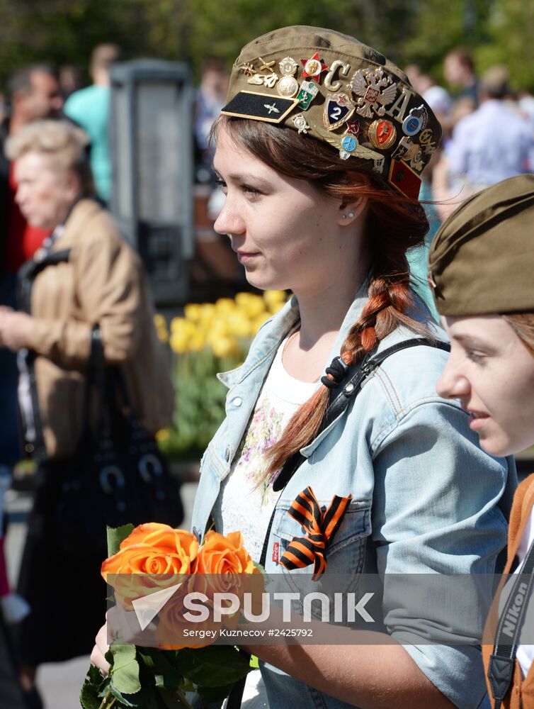 Immortal Regiment march in Russia