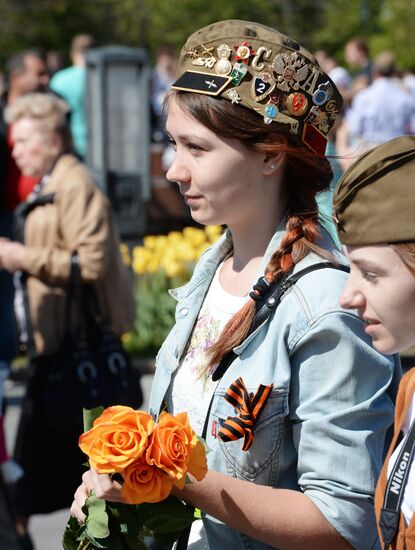 Immortal Regiment march in Russia