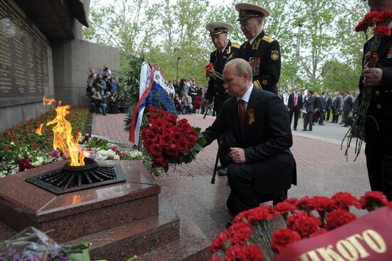 Vladimir Putin attends celebrations marking 69th anniversary of victory in Great Patriotic War and anniversary of Sevastopol's liberation