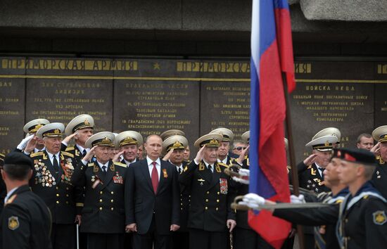 Vladimir Putin attends celebrations marking 69th anniversary of victory in Great Patriotic War and anniversary of Sevastopol's liberation