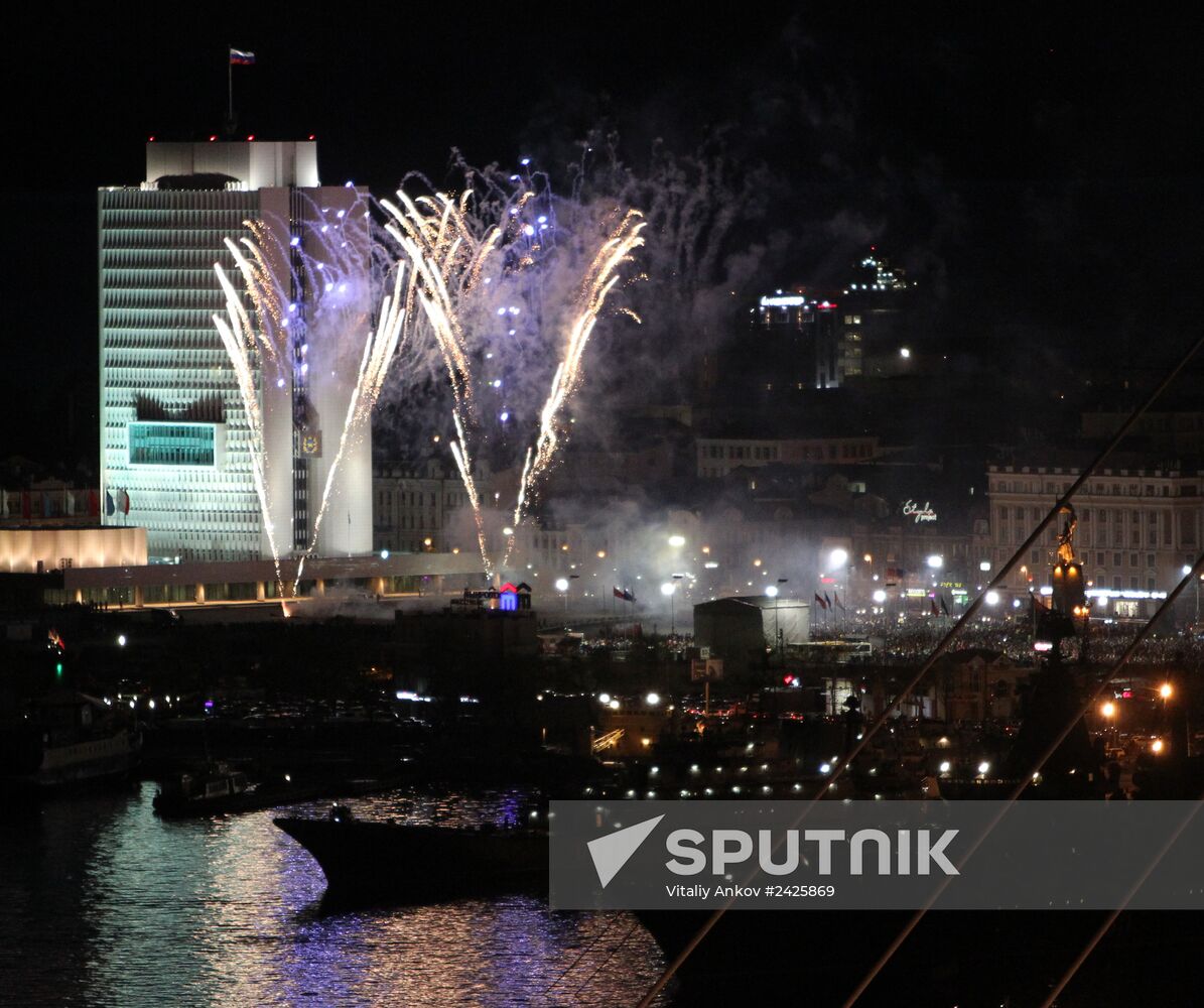 Fireworks on Victory Day