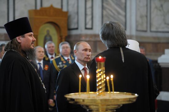 Vladimir Putin attends celebrations marking 69th anniversary of victory in Great Patriotic War and anniversary of Sevastopol's liberation