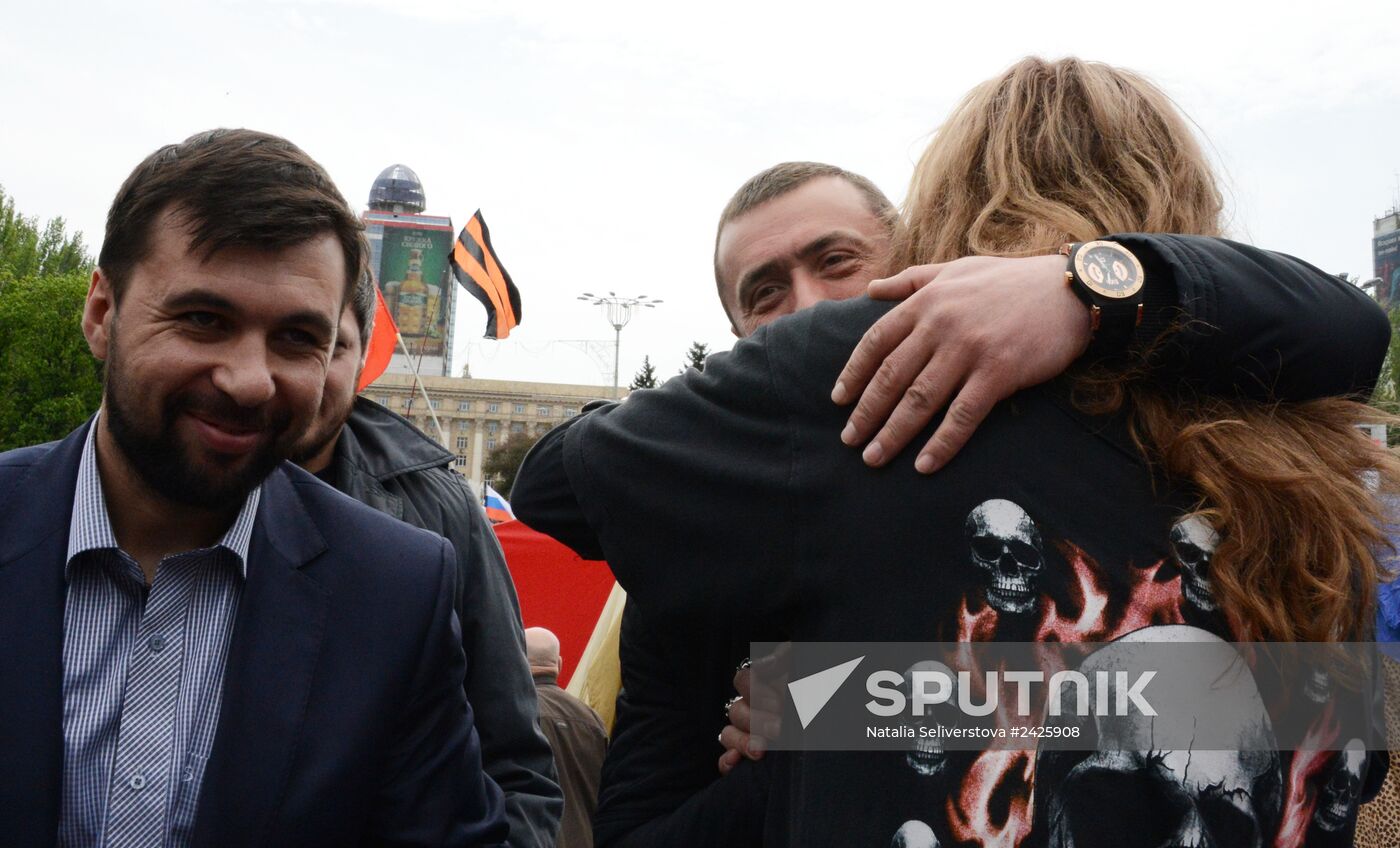 Donetsk celebrates Victory Day