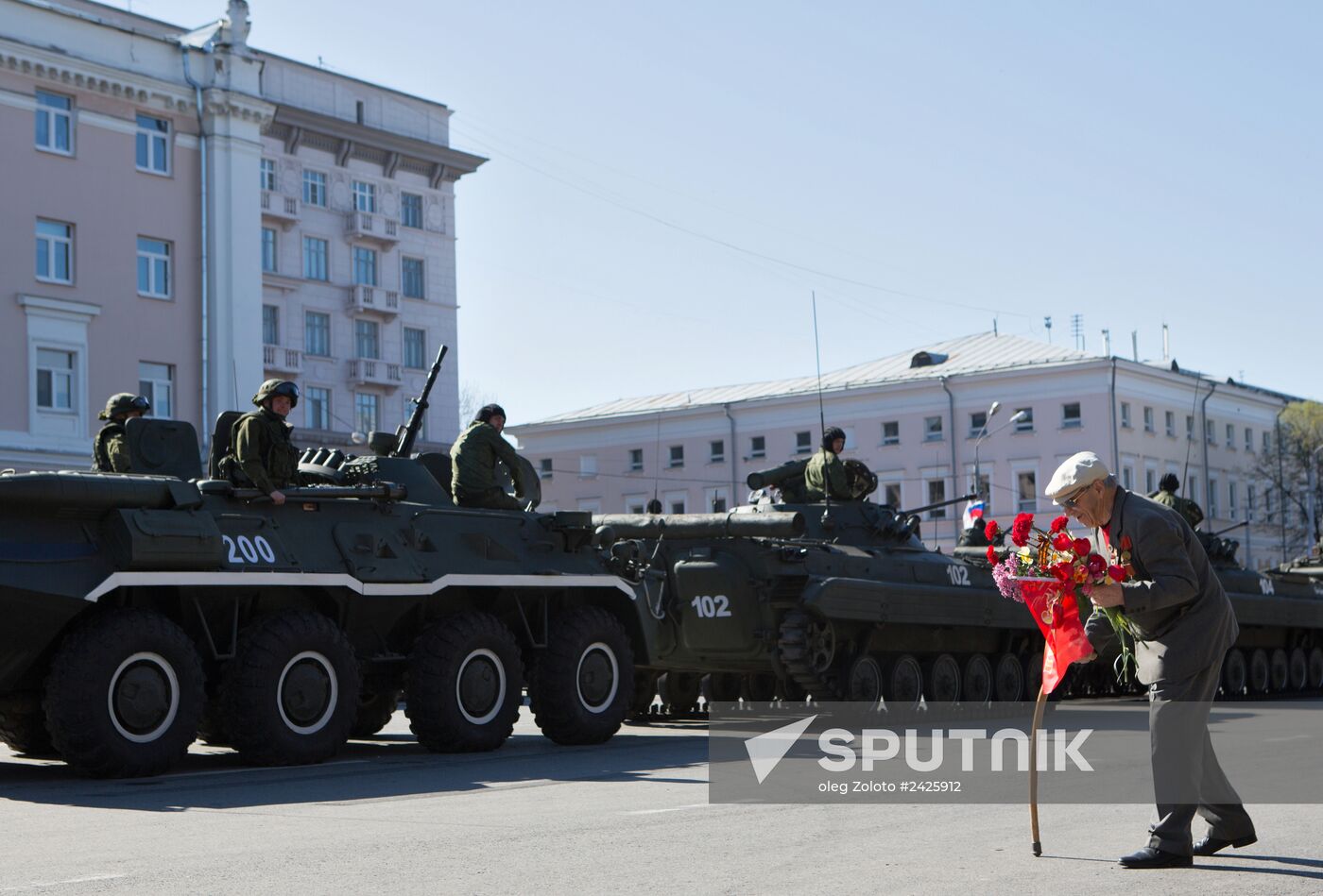 Victory Day parade in Russian regions