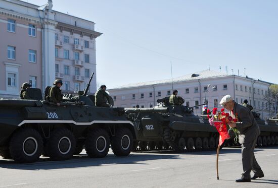 Victory Day parade in Russian regions