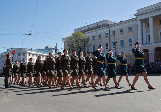 Victory Day parade in Russian regions