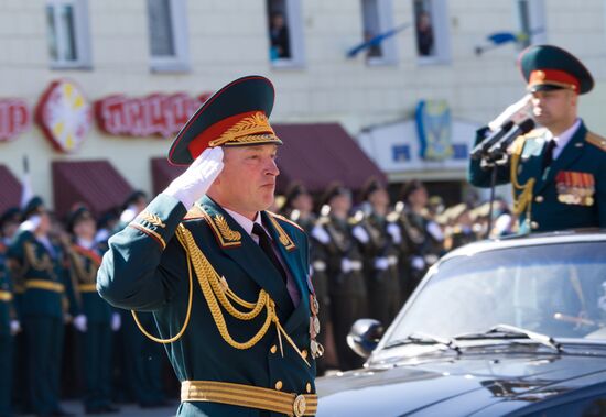 Victory Day parade in Russian regions