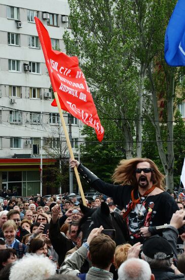 Donetsk celebrates Victory Day
