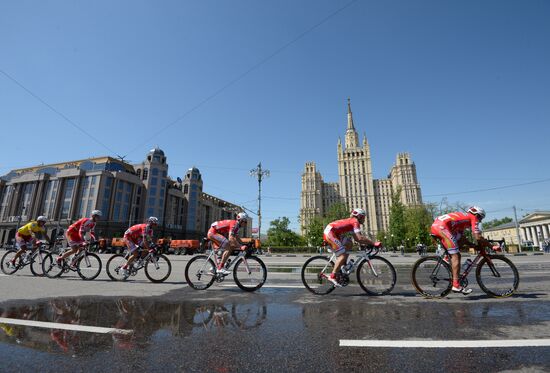Cycling. The Five Rings of Moscow. Garden Ring
