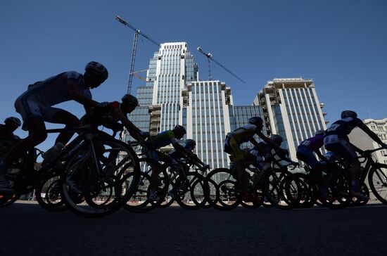Cycling. The Five Rings of Moscow. Garden Ring