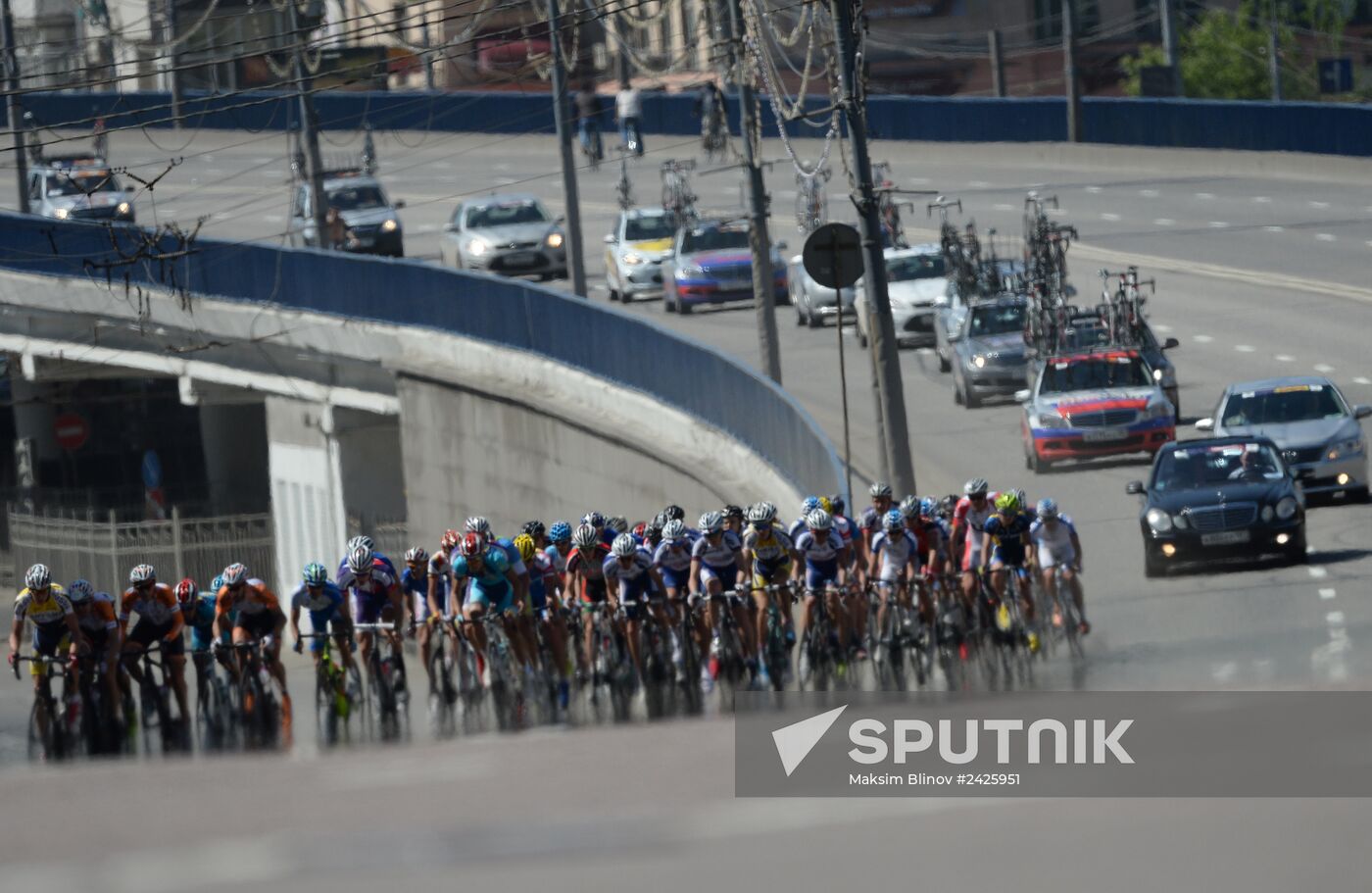 Cycling. The Five Rings of Moscow. Garden Ring