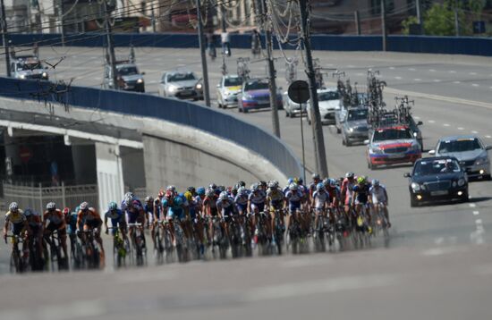 Cycling. The Five Rings of Moscow. Garden Ring