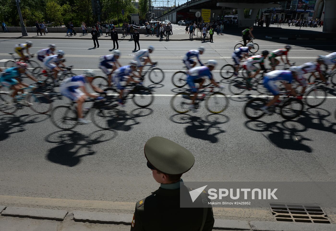 Cycling. The Five Rings of Moscow. Garden Ring