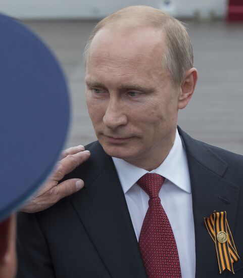Vladimir Putin attends celebrations marking 69th anniversary of victory in Great Patriotic War and anniversary of Sevastopol's liberation