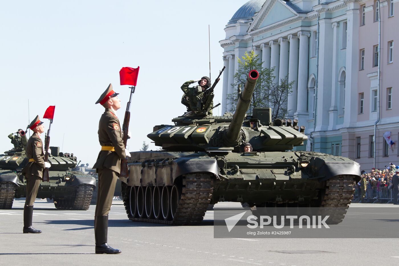 Victory Day parade in Russian regions