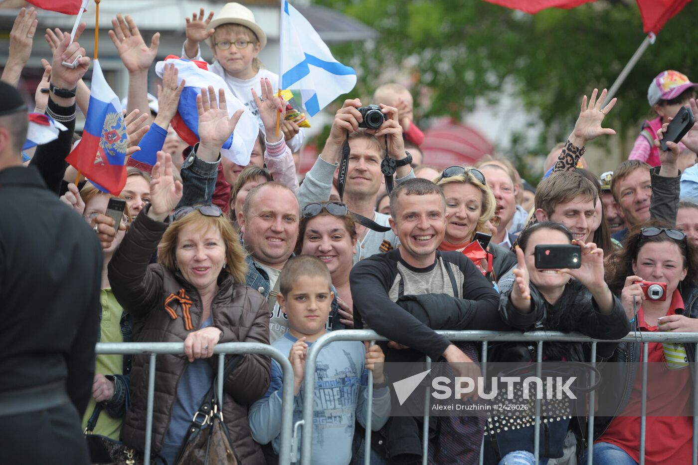 Vladimir Putin attends celebrations marking 69th anniversary of victory in Great Patriotic War and anniversary of Sevastopol's liberation