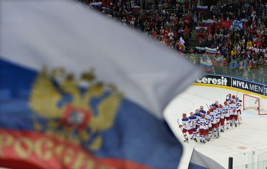 2014 Men's World Ice Hockey Championships. Switzerland vs. Russia