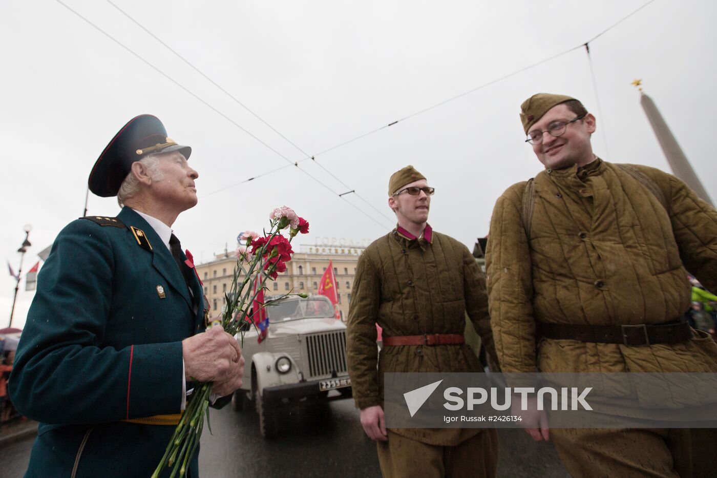 Immortal Regiment march in Russia