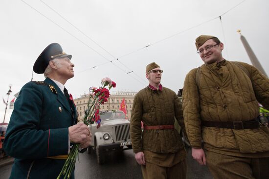 Immortal Regiment march in Russia