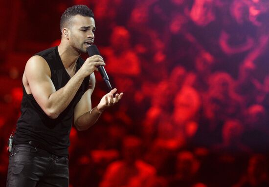 Rehearsal for final show of Eurovision 2014 international contest