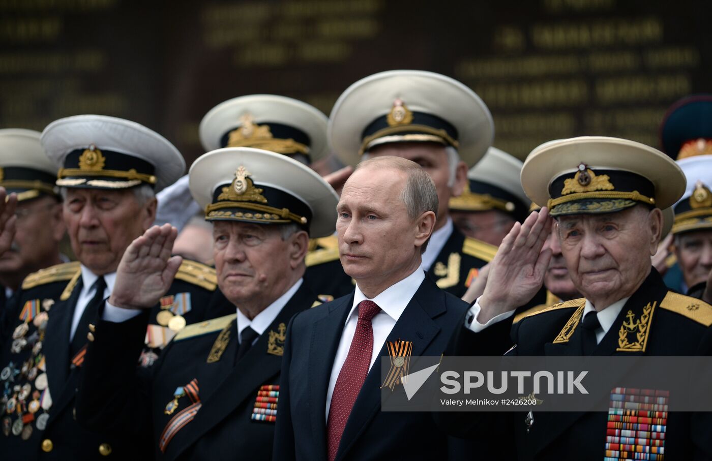 Vladimir Putin attends celebrations marking 69th anniversary of victory in Great Patriotic War and anniversary of Sevastopol's liberation