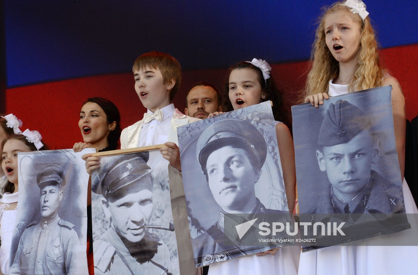 Immortal Regiment march in Russia