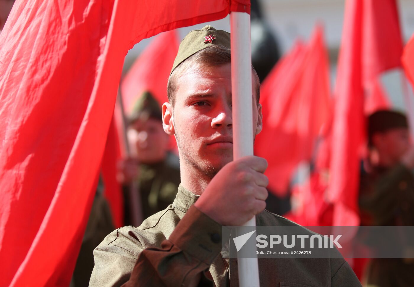Victory Day parade in Russian regions