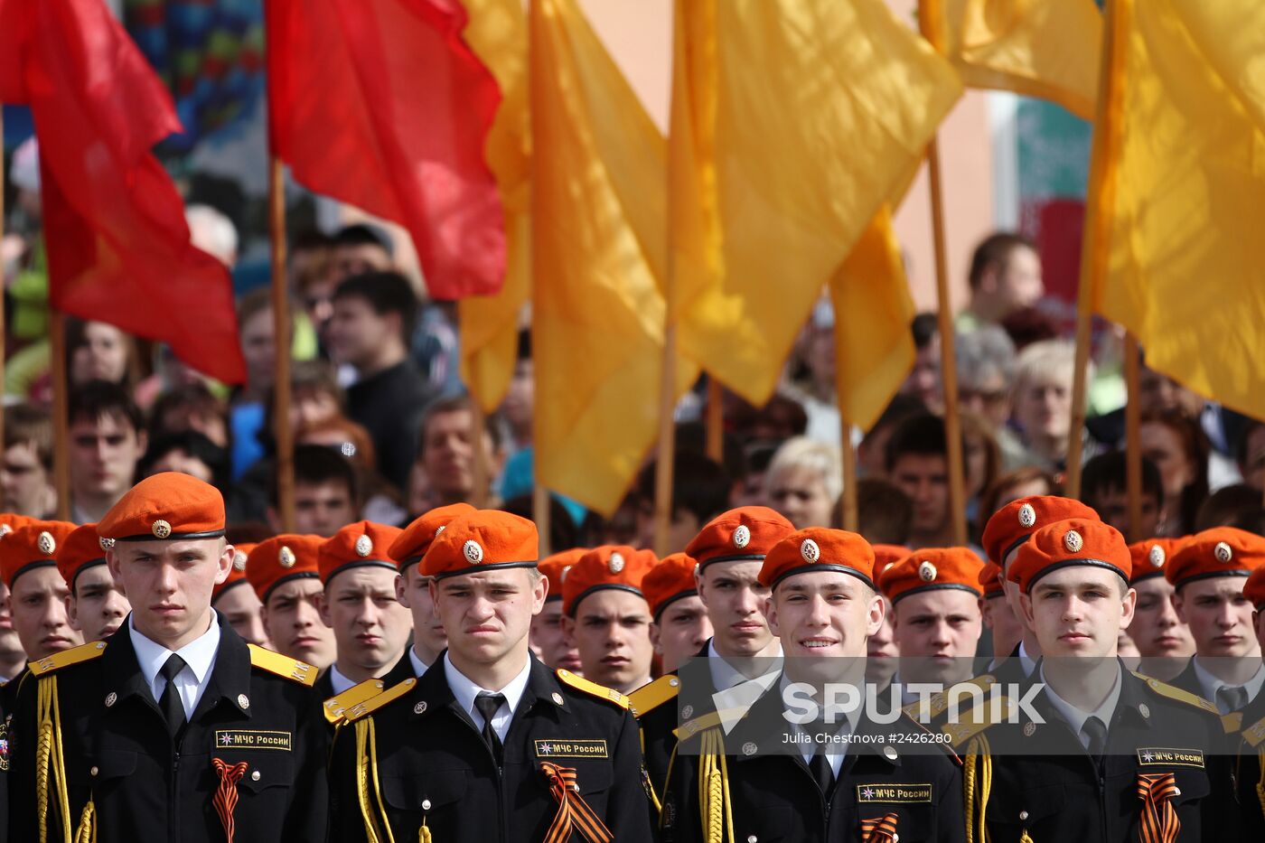 Victory Day parade in Russian regions