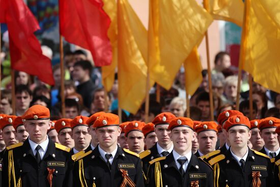 Victory Day parade in Russian regions