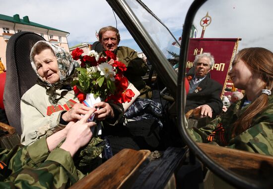 Victory Day parade in Russian regions