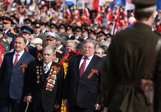 Victory Day parade in Russian regions